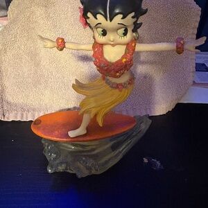Betty Boop Figurine in Red, Yellow, Orange